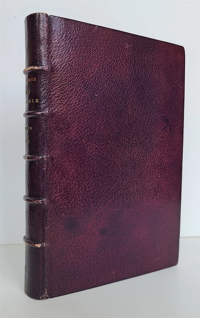 1582 FIGURES DE LA BIBLE antique ILLUSTRATED w/ 430 WOODCUTS scarce 16th CENTURY - 3