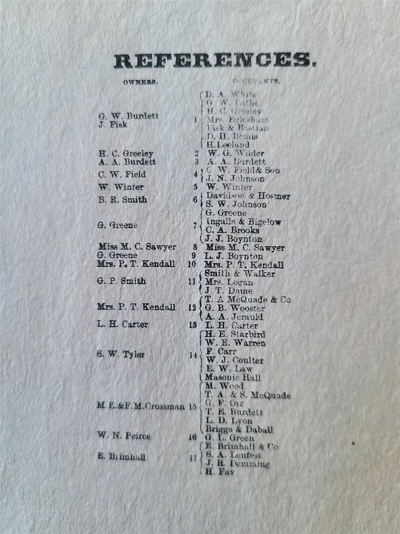 PLAN of TOWN of CLINTON MA antique 31.5 by 39.5" - 4