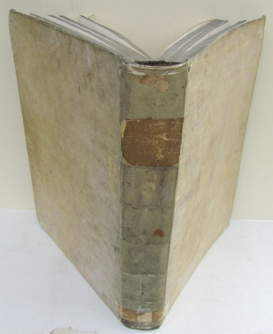 1737 VELLUM BOUND ANTIQUE FOLIO S. AURELII AUGUSTINI by ANGELO CUPETIOLI (1 of 6)