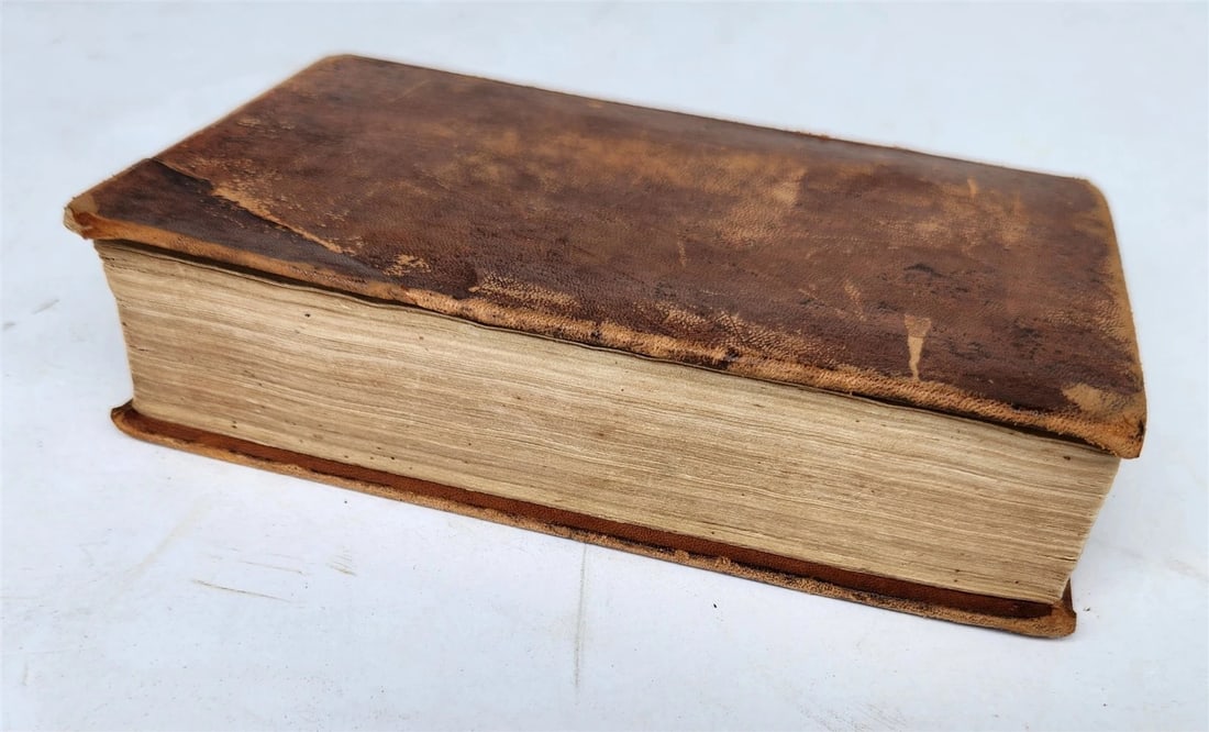 1825 GRAMMAR of the FRENCH LANGUAGE by N.Wanostrocht antique Boston - 4