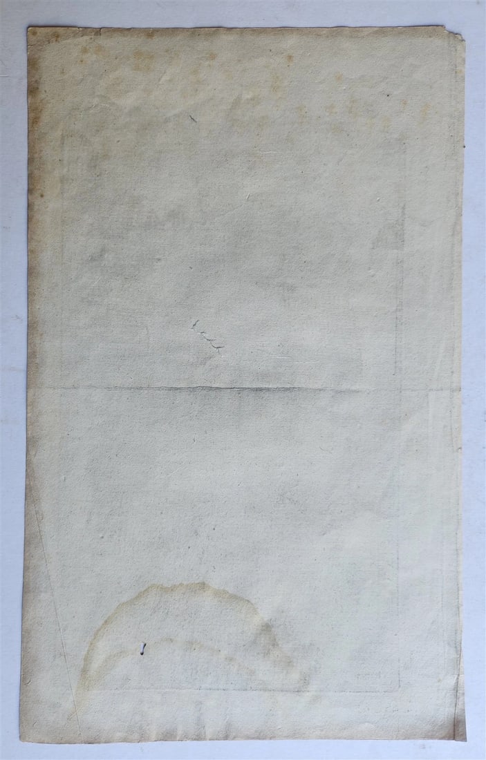 1754 MAP of LONDON antique A MAPP OF THE PARISH OF ST. ANNS - 5