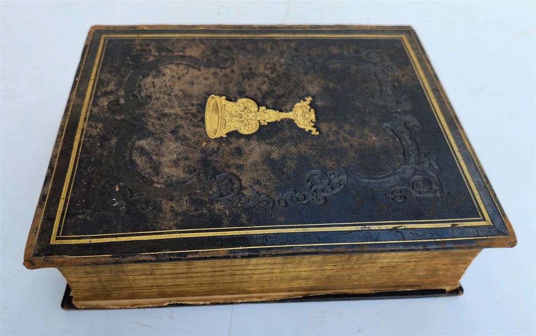 1854 BIBLE in LATVIAN antique PRINTED IN RIGA FOLIO - 4