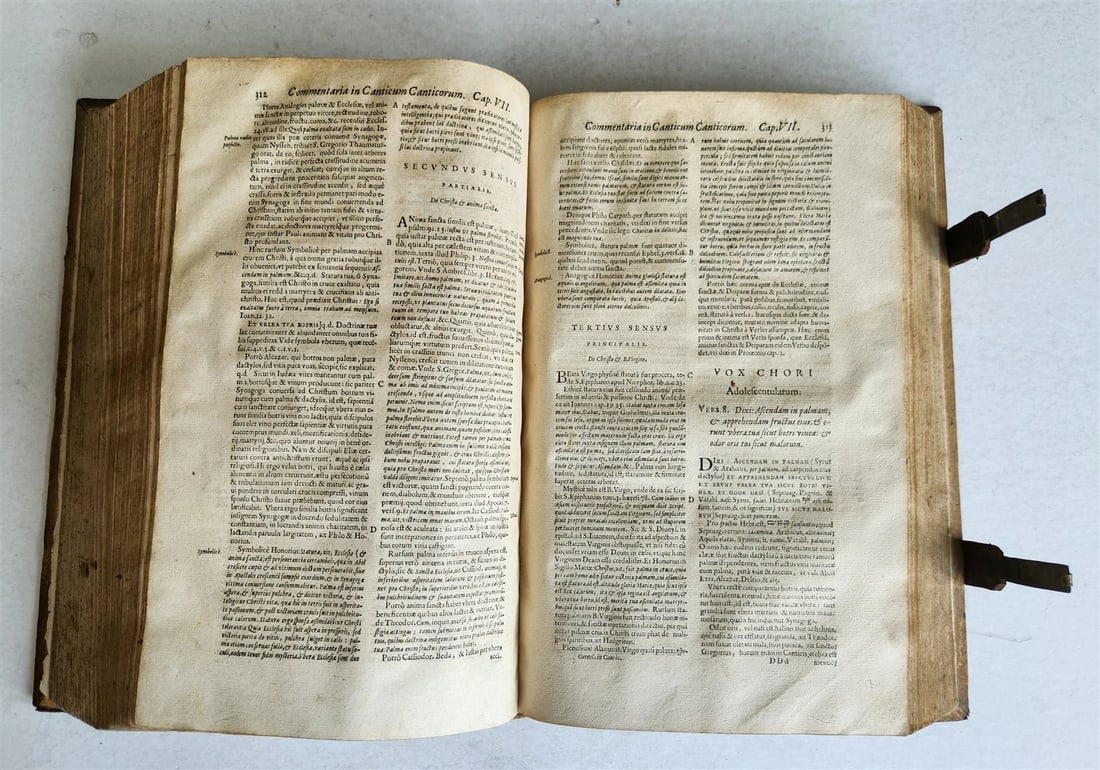 1657 Commentarii in ecclesiasten by CORNELIO LAPIDE antique PIGSKIN FOLIO - 15