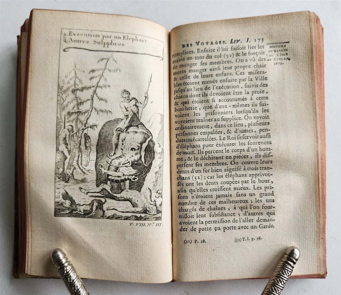 1750 HISTOIRE des VOYAGES antique Vol.32 CEYLON & MADAGASCAR TRAVELS illustrated (1 of 17)