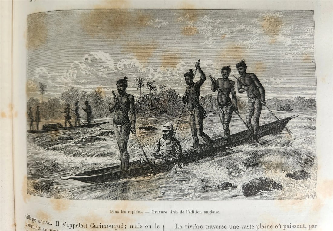 1881 HISTORY of VOYAGES ILLUSTRATED antique AFRICA USA MEXICO SYRIA GREECE - 8