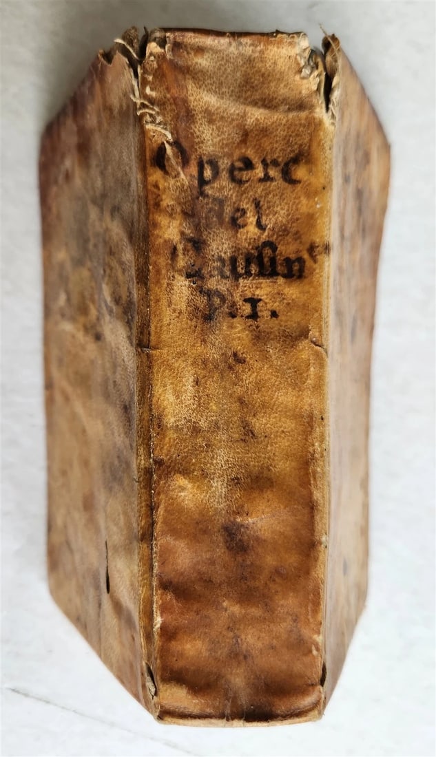 1691 LA CORTE SANTA by NICOLO CAUSINO antique VELLUM BOUND - 3