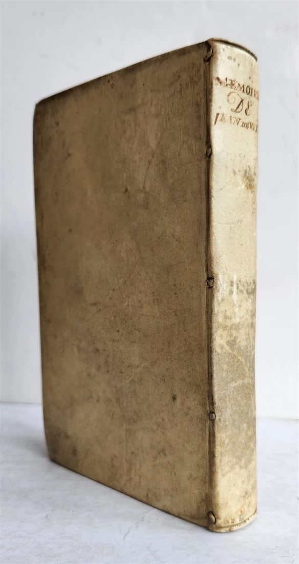 1709 MEMOIRES de JEAN de WIT Grand Pensionnaire de HOLLANDE antique VELLUM - 4