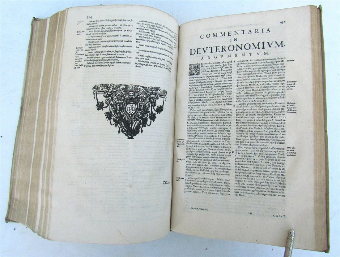 1635 COMMENTARIA IN OMNES DIVI PAULI EPISTOLAS VELLUM FOLIO by Jesuit C. Lapide - 5