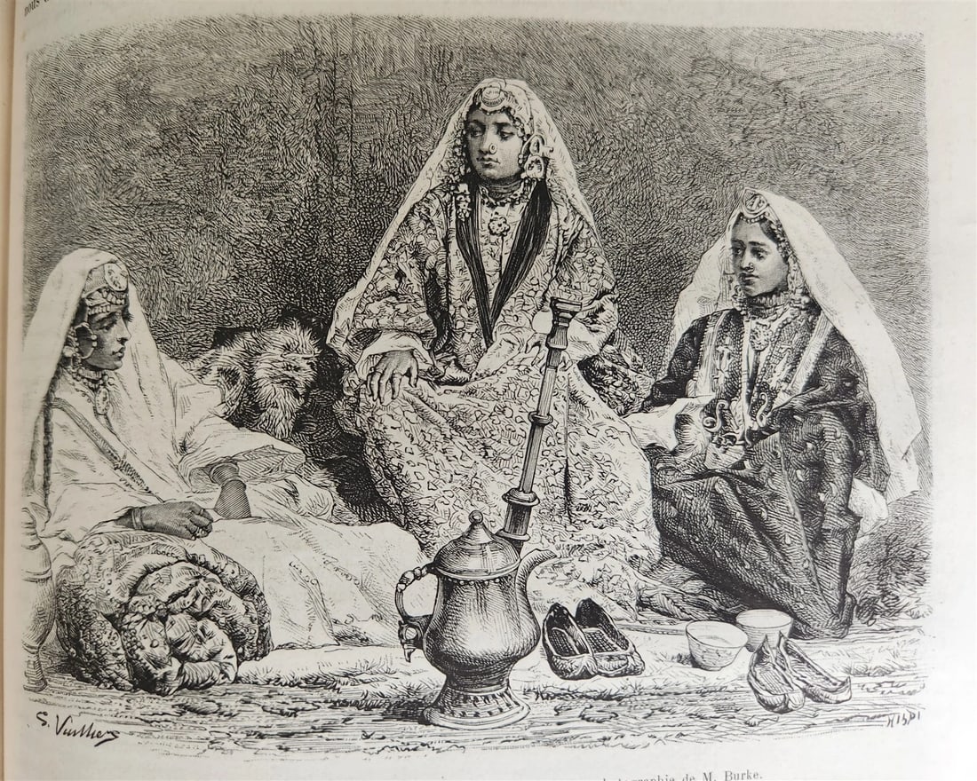 1883 HISTORY VOYAGES ILLUSTRATED antique ARMENIA AZERBAIJAN AFRICA INDIA PERSIA (1 of 20)