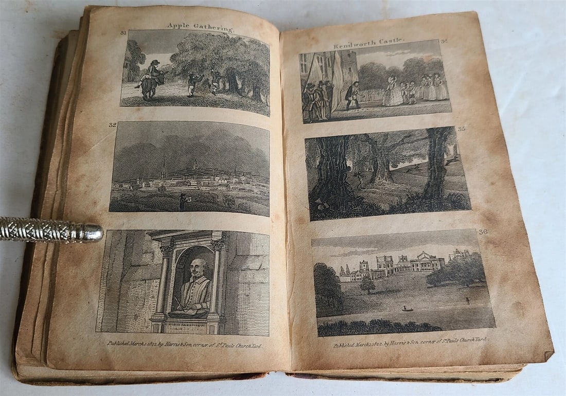1822 SCENES in ENGLAND antique illustrated CHILDRENS BOOK - 10