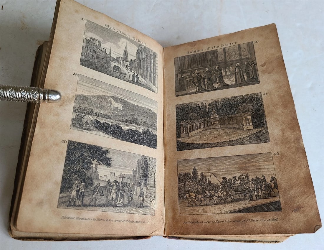 1822 SCENES in ENGLAND antique illustrated CHILDRENS BOOK - 11