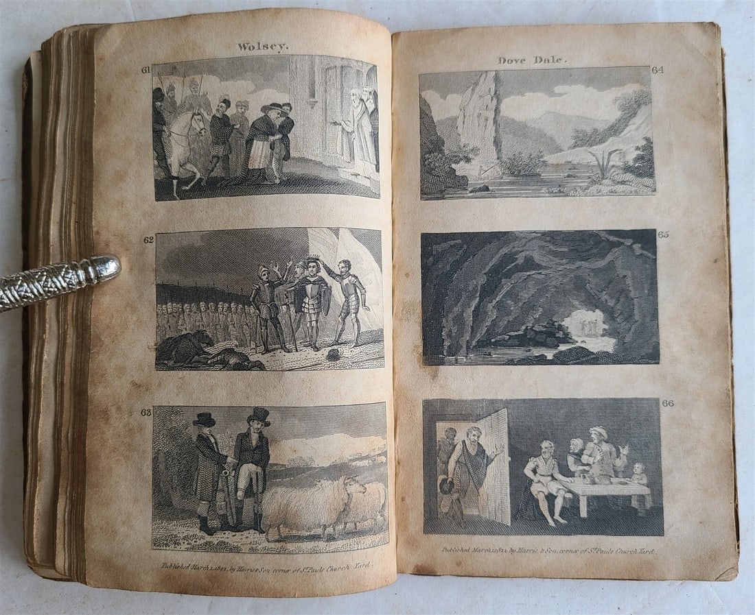 1822 SCENES in ENGLAND antique illustrated CHILDRENS BOOK - 15