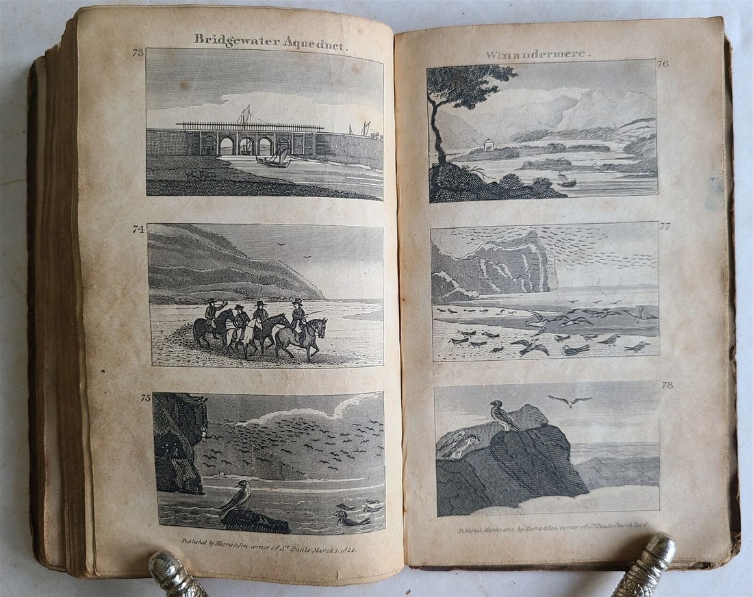 1822 SCENES in ENGLAND antique illustrated CHILDRENS BOOK - 18