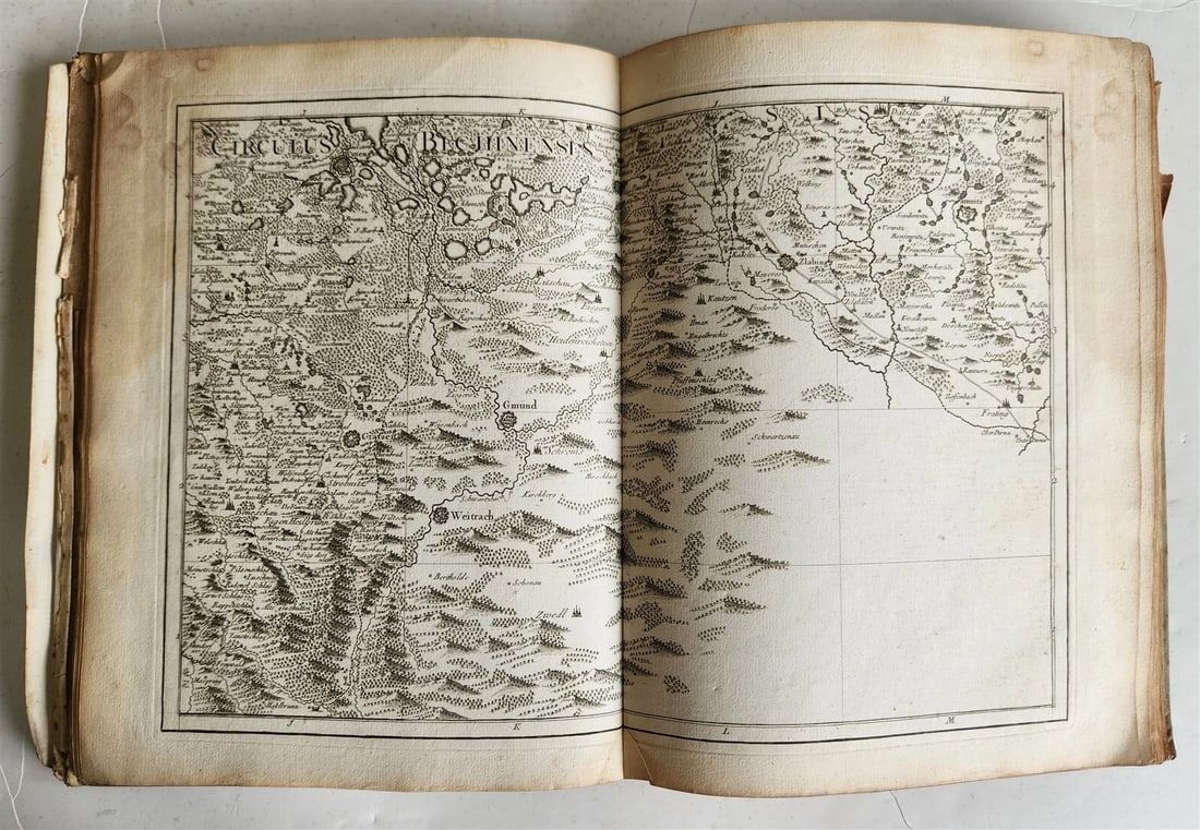 1758 46 MAPS NOUVEAU THEATRE DE GUERRE ATLAS TOPOGRAPHIQUE ET MILITAIRE antique - 14
