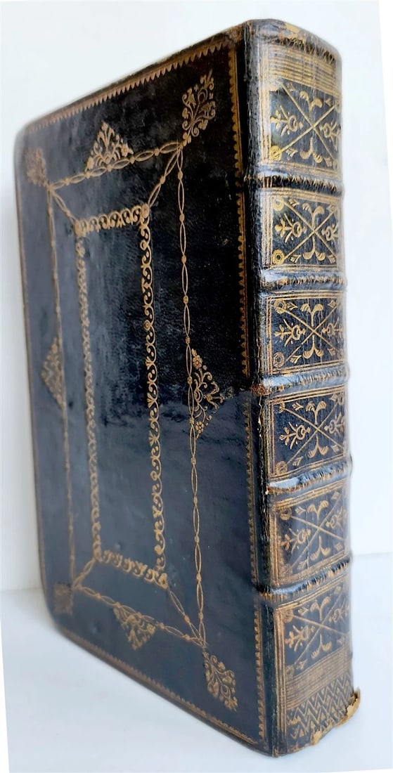 1758 BOOK of COMMON PRAYER & PSALMS of DAVID antique ORIGINAL BINDING (1 of 13)