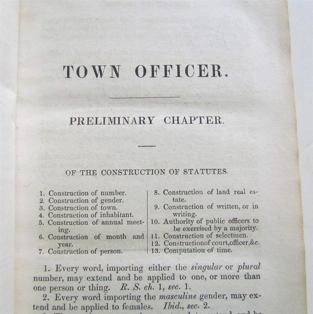 1847 GUIDE TO OFFICERS of TOWNS by CHARLES FOX antique NEW HAMPSHIRE AMERICANA - 6