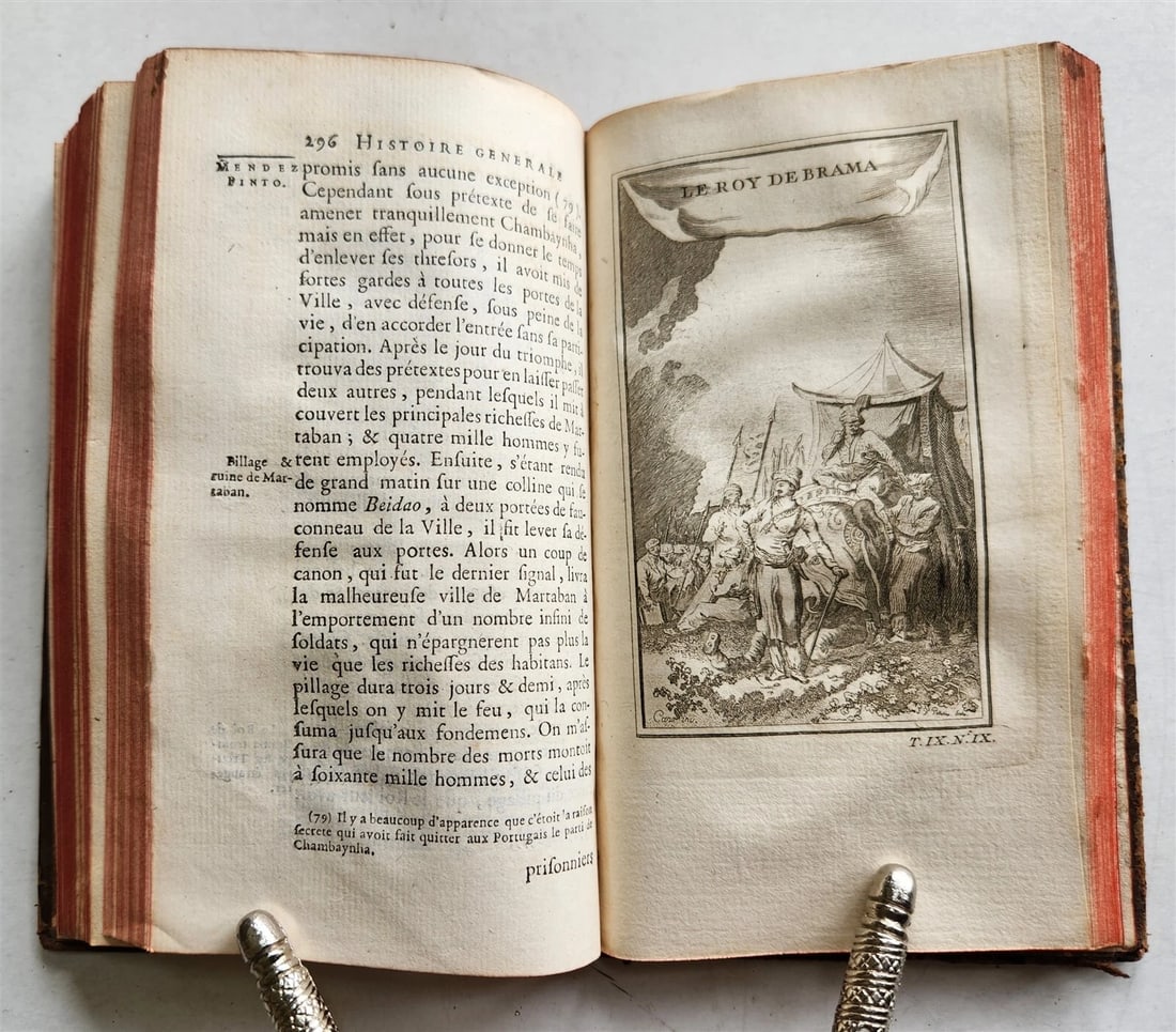 1751 HISTOIRE des VOYAGES illustrated FERNAND MENDEZ PINTO to INDIA TRAVELS v.35: Title: 1751 HISTOIRE des VOYAGES illustrated FERNAND MENDEZ PINTO to INDIA TRAVELS v.35 Description: HISTOIRE GENERALE des VOYAGES ou NOUVELLE COLLECTION de toutes les relations de voïages par