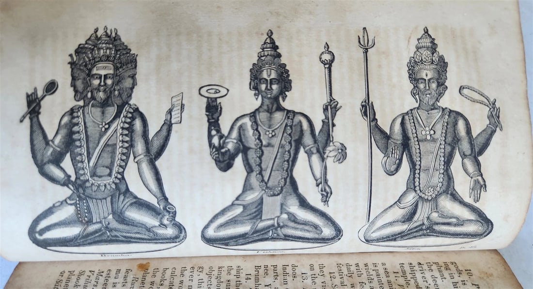 1823 RELIGIONS & RELIGIOUS CEREMONIES of ALL NATIONS antique ILLUSTRATED - 14