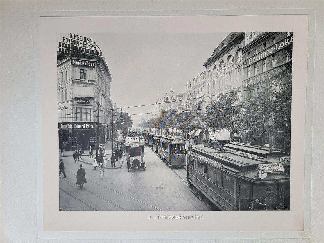 1911 DIE GROSSE BERLINER STRASSENBAHN UND NEBENBAHNEN antique PHOTO ILLUSTRATED - 10