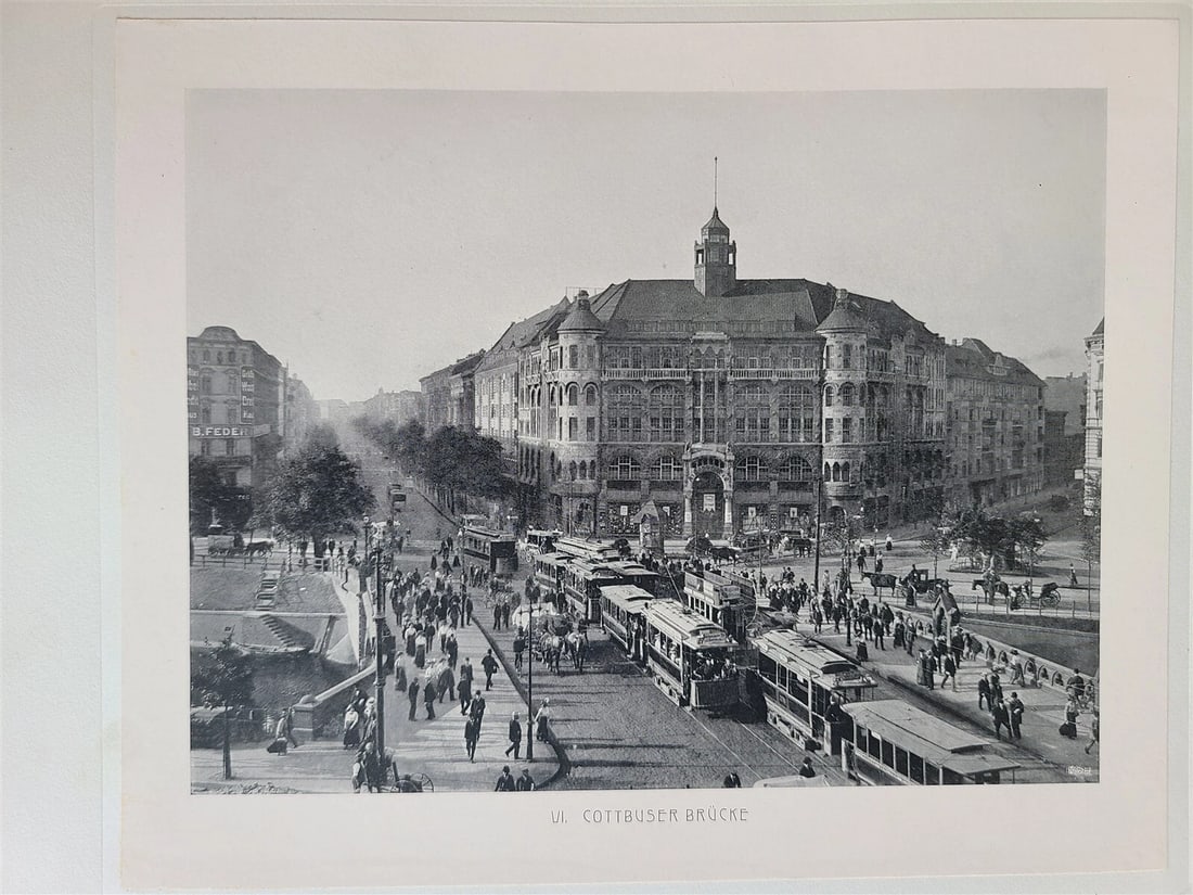 1911 DIE GROSSE BERLINER STRASSENBAHN UND NEBENBAHNEN antique PHOTO ILLUSTRATED - 11