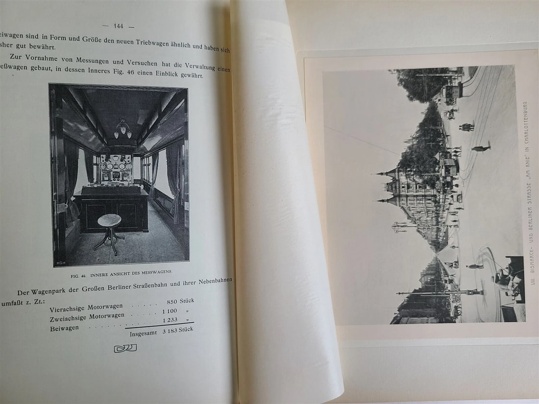 1911 DIE GROSSE BERLINER STRASSENBAHN UND NEBENBAHNEN antique PHOTO ILLUSTRATED - 13