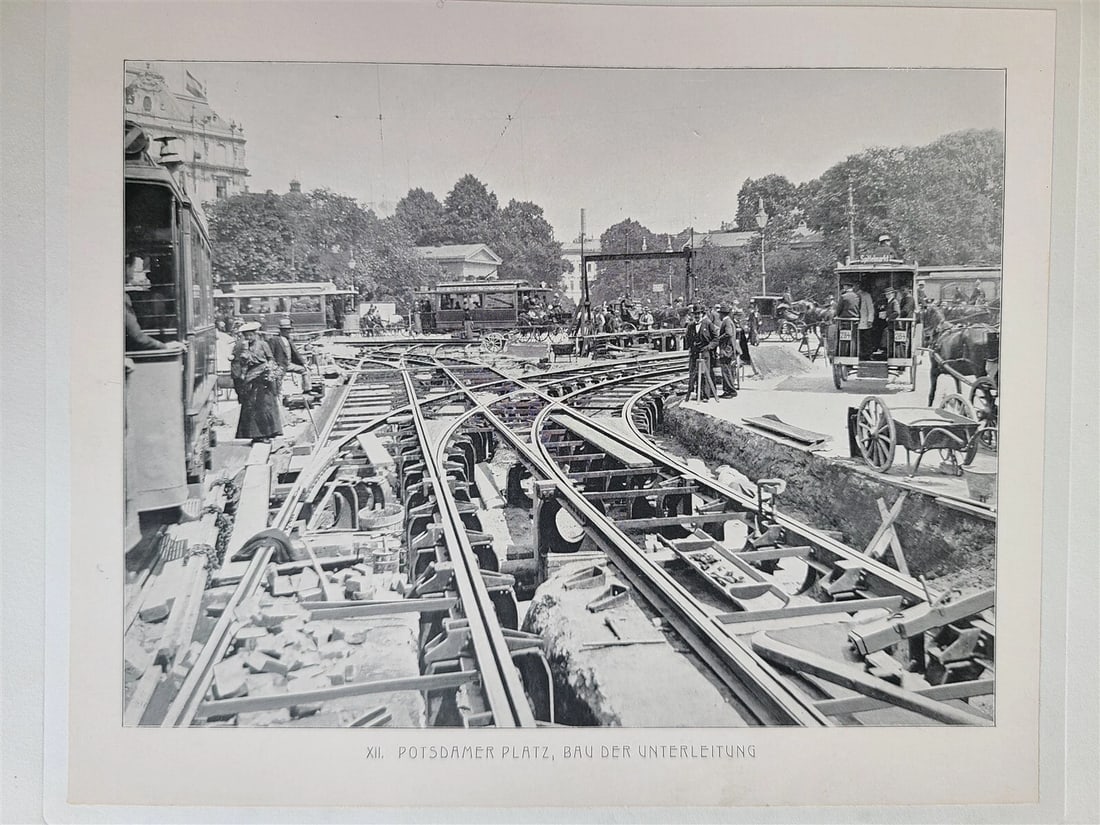 1911 DIE GROSSE BERLINER STRASSENBAHN UND NEBENBAHNEN antique PHOTO ILLUSTRATED - 17
