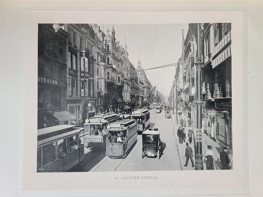 1911 DIE GROSSE BERLINER STRASSENBAHN UND NEBENBAHNEN antique PHOTO ILLUSTRATED - 8