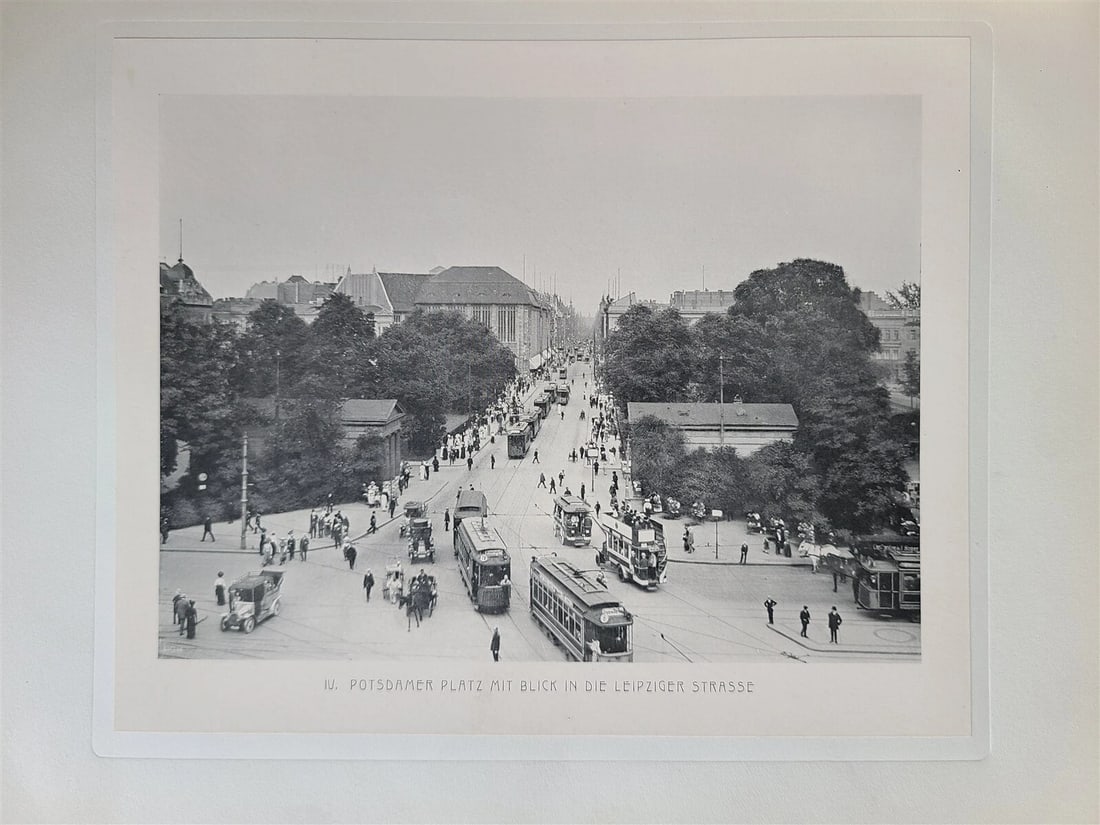1911 DIE GROSSE BERLINER STRASSENBAHN UND NEBENBAHNEN antique PHOTO ILLUSTRATED - 9