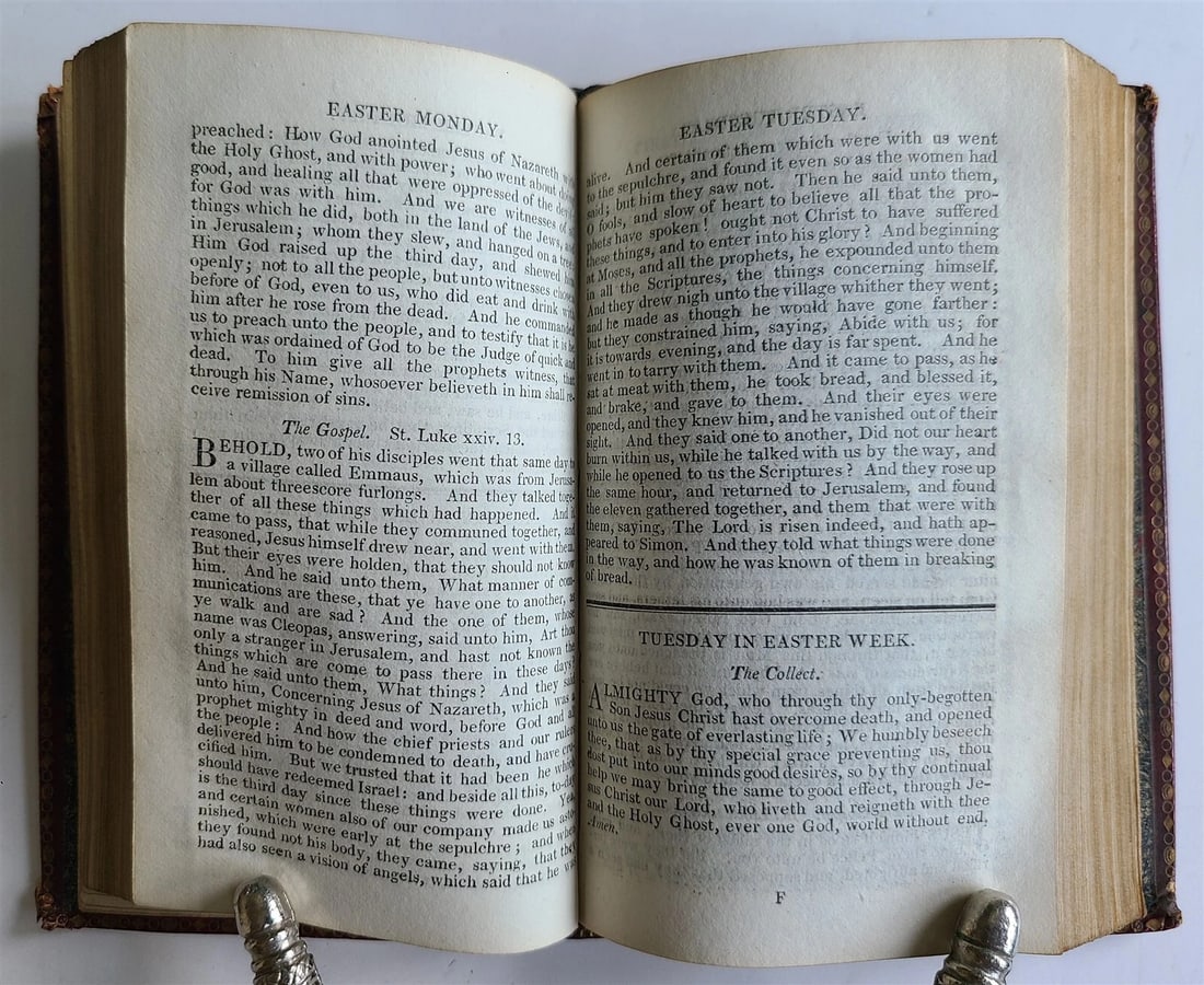 1803 BOOK OF COMMON PRAYER & PSALTER ENGLISH ANTIQUE John Reeves MOROCCO BOUND - 6