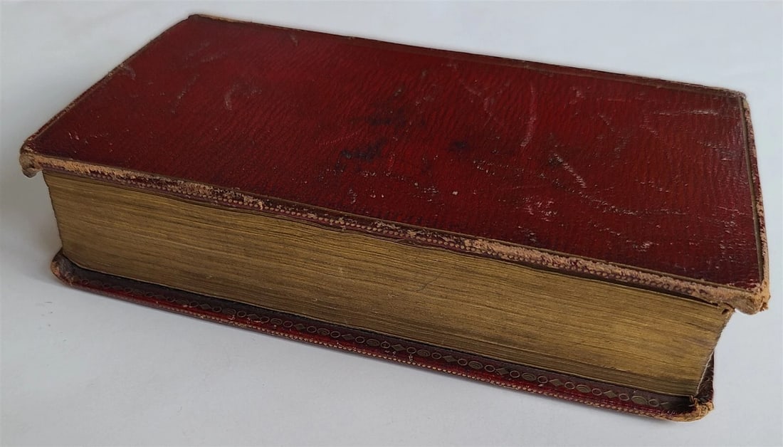 1803 BOOK OF COMMON PRAYER & PSALTER ENGLISH ANTIQUE John Reeves MOROCCO BOUND - 7