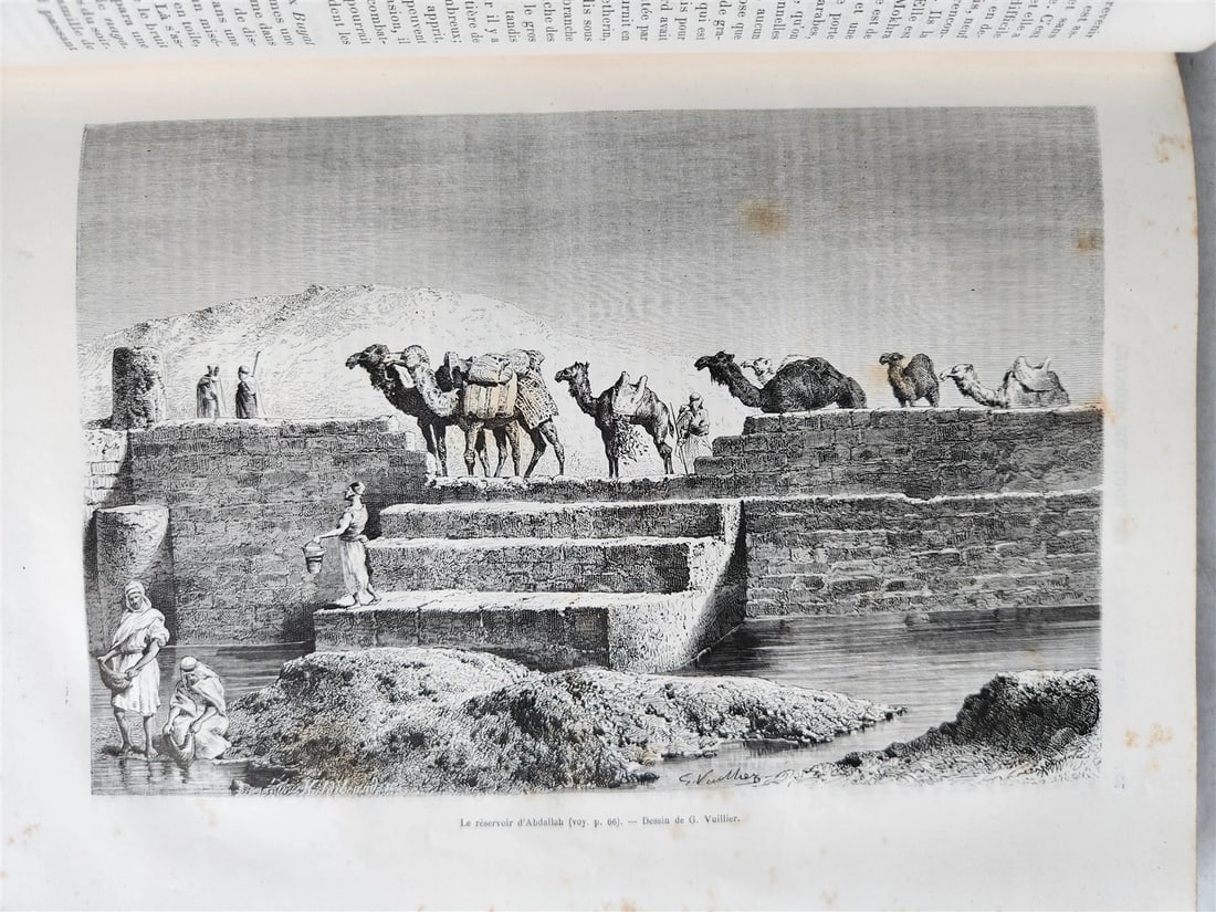 1882 HISTORY of VOYAGES ILLUSTRATED antique CAUCASUS VENEZUELA SYRIA BELGIUM - 18