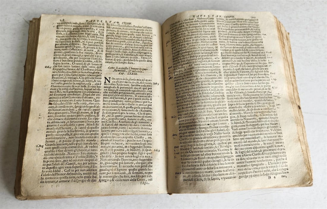 1687 DISPREGIO DELLA VANITA DEL MONDO by DIEGO STELLA antique VELLUM BOUND - 10