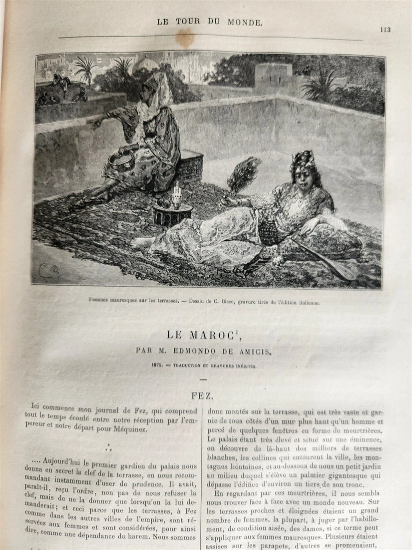 1879 HISTORY VOYAGES ILLUSTRATED antique INDO-CHINA S.AMERICA HAITI RUSSIA SYRIA - 12