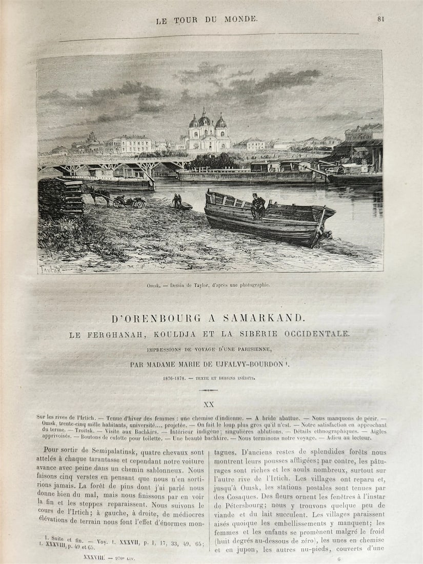 1879 HISTORY VOYAGES ILLUSTRATED antique INDO-CHINA S.AMERICA HAITI RUSSIA SYRIA - 17