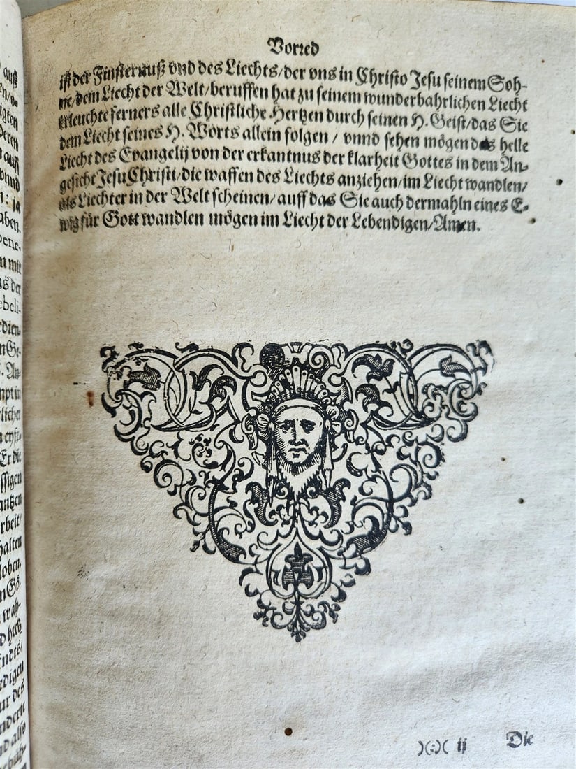 1654 SERMONS Augustana fidei confessio antique PIGSKIN BOUND FOLIO w/ CLASPS - 11