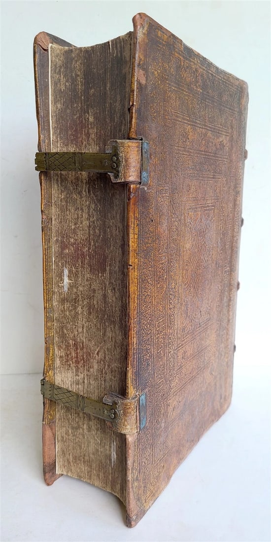1597 BIBLE ILLUSTRATED by JM Bocksberger & Jost Amman FOLIO antique GERMAN - 4
