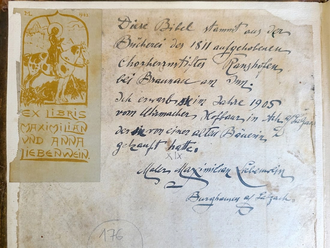 1597 BIBLE ILLUSTRATED by JM Bocksberger & Jost Amman FOLIO antique GERMAN - 5