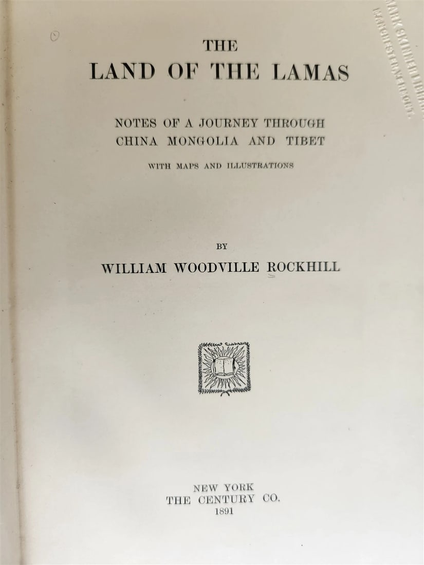1891 LAND of LAMAS antique ILLUSTRATED Journey Through China Mongolia & Tibet - 2