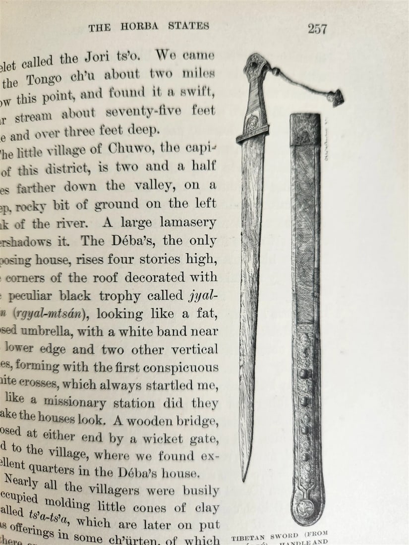 1891 LAND of LAMAS antique ILLUSTRATED Journey Through China Mongolia & Tibet - 6