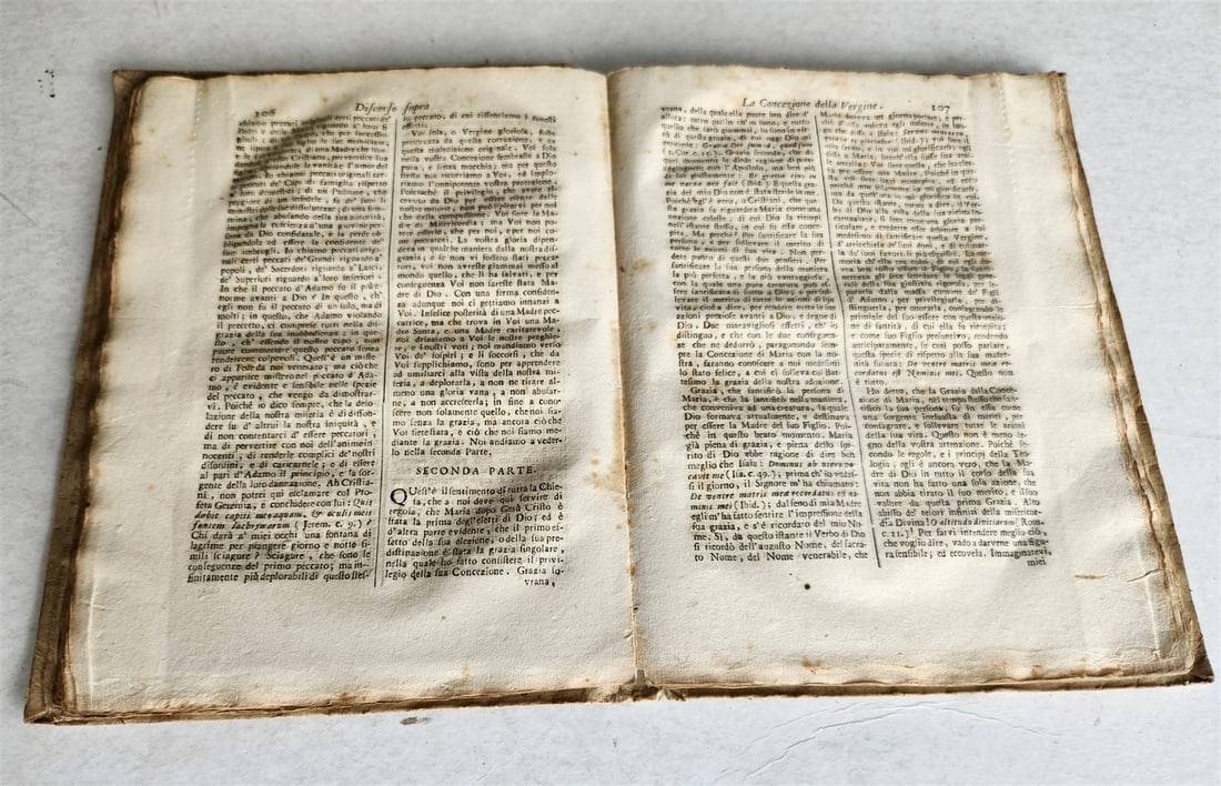 1762 PREDICHE RECITATE IN DUE AVVENTI dal Padre LUIGI BOURDALOUE antique - 5