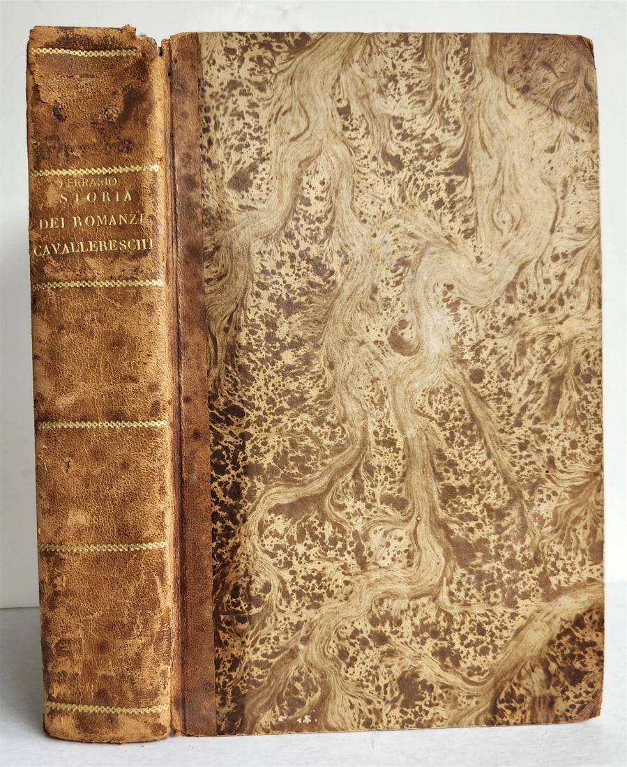 1830 ILLUSTRATED HISTORY of CAVALRY CHIVALRY antique in ITALIAN - 3