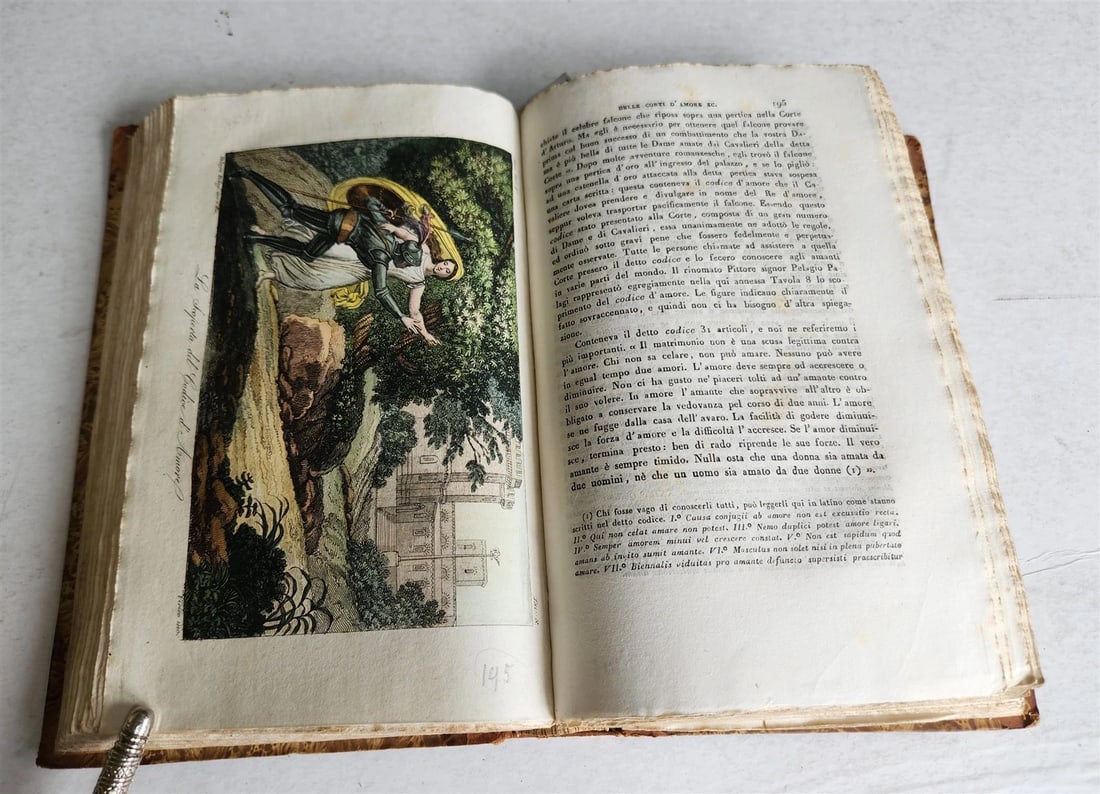 1830 ILLUSTRATED HISTORY of CAVALRY CHIVALRY antique in ITALIAN - 8