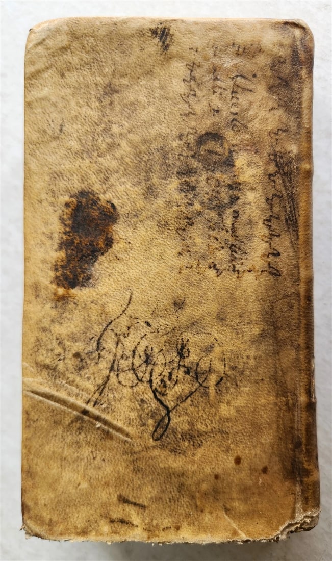 1785 HORACE POETRY antique VELLUM BOUND - 5