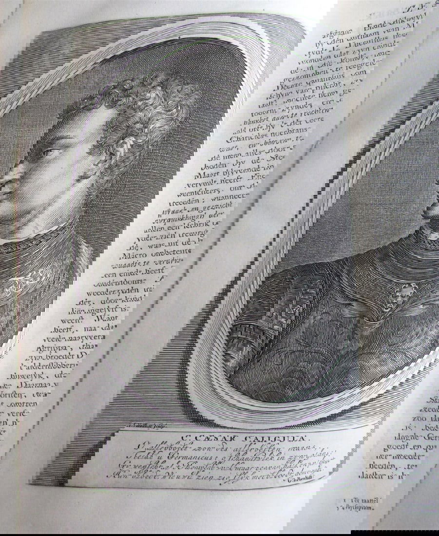 1704 TACITUS WORKS ILLUSTRATED antique FOLIO in DUTCH ROMAN HISTORY (1 of 14)