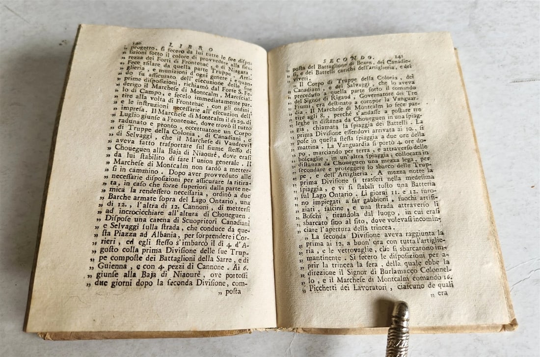 1757 HISTORY of YEAR 1756 in ITALIAN antique VELLUM BINDING - 9