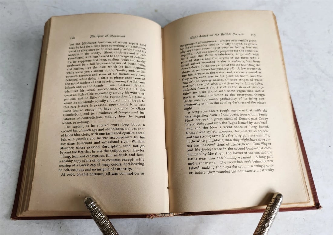 1876 THE SPUR of MONMOUTH or WASHINGTON IN ARMS antique AMERICANA - 6