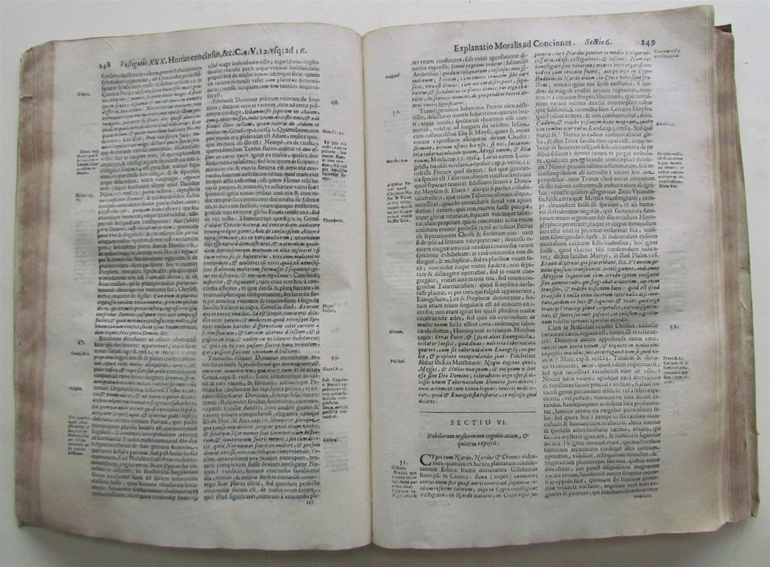 1641 VELLUM BINDING FOLIO COGITATIONES IN SALOMONIS CANTICORUM ANTIQUE - 10