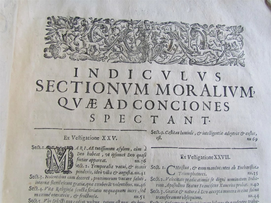 1641 VELLUM BINDING FOLIO COGITATIONES IN SALOMONIS CANTICORUM ANTIQUE - 6