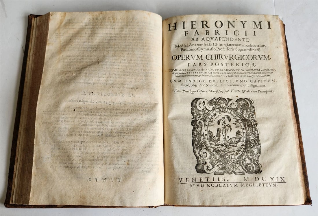 1619 SURGICAL TREATISE of FABRICIUS antique MEDICAL - 4
