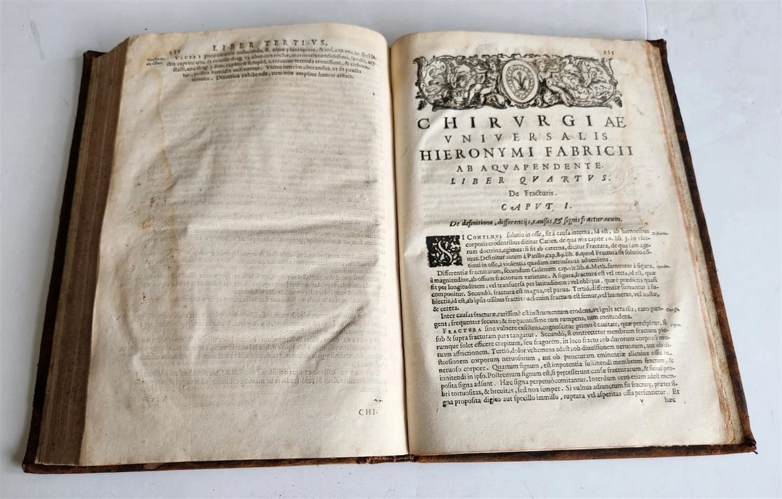 1619 SURGICAL TREATISE of FABRICIUS antique MEDICAL - 9